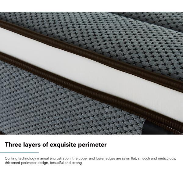 JOURM Soft Memory Foam Mattress Knitted Fabrics Topper and Orthopedic Design for Sleep