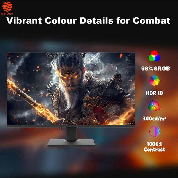 0.5ms Response Time 27 Inch Gaming Monitor 1920x1080 1K IPS Panel 140Hz Refresh Rate Motion Blur Reduction Smooth Visuals Fast Paced Games