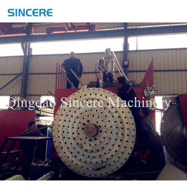 Líneas de extrusión de tuberías de alcantarillado Extrusor de tuberías Hdpe espiral 120kw-500kw