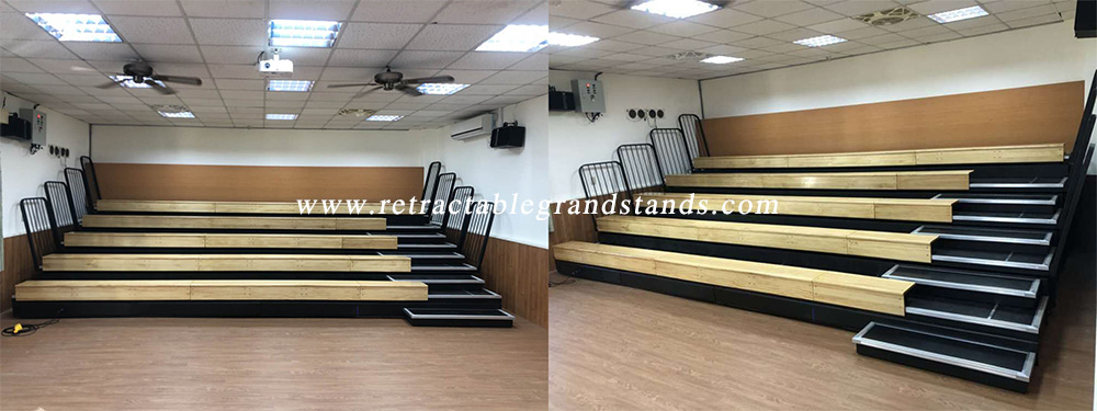 Посадочные места Bleacher универсального тимберса Hall передвижного Retractable