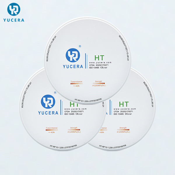 bloque dental de la circona del ³ de los 6.07g/Cm