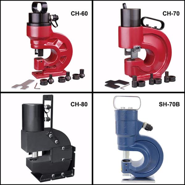 Outil de poinçonnage hydraulique 50T feuille de cuivre de 25 mm / feuille de métal de 16 mm