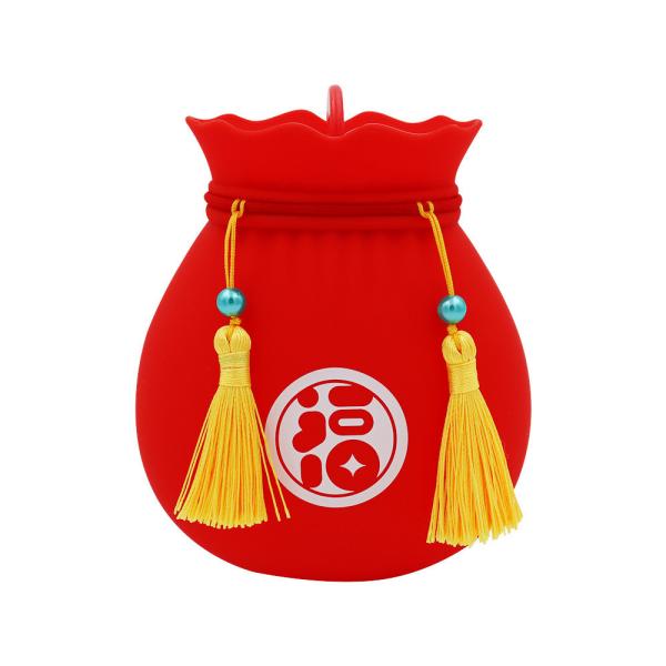 Bouteille d'eau chaude avec couvercle tricoté Mini sac à eau chaude en silicone pour soulager la douleur Taille dos Cou Crampes menstruelles pour les enfants