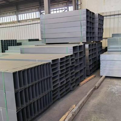 Indoor Silver Cable Support Tray / 100mm Solid Bottom Cable Tray