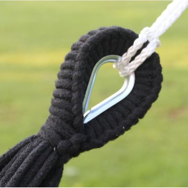 Two Person Cotton Fabric Hammock Bed Type For Backyard Outdoor Indoor