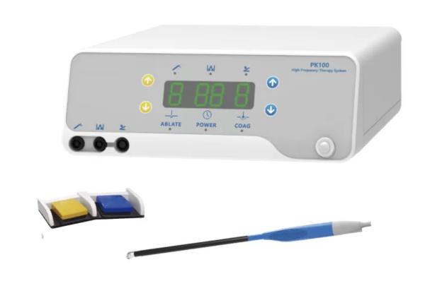 Tabletop Bipolar RF Coblation Plasma Surgery System Device 100 KHz Frequency