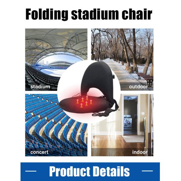 78 x 51 x 6.5cm 600d Оксфорд складывая нагретый стул стадиона стула нагретый Bleacher