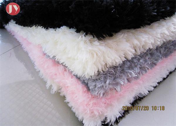 Steamed Shaggy PV Plush Fabric , Soft Plush Fabric Stuffed Animal Bear Toy