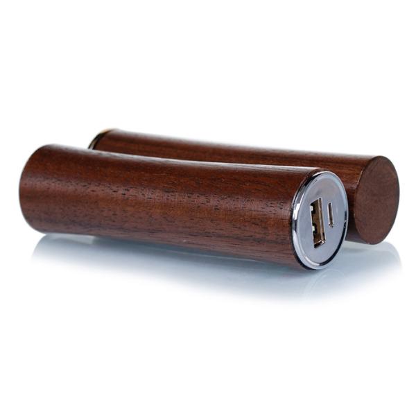 Easy Carry Carved Wood Power Bank 2600mAh With Laser Engraved Logo