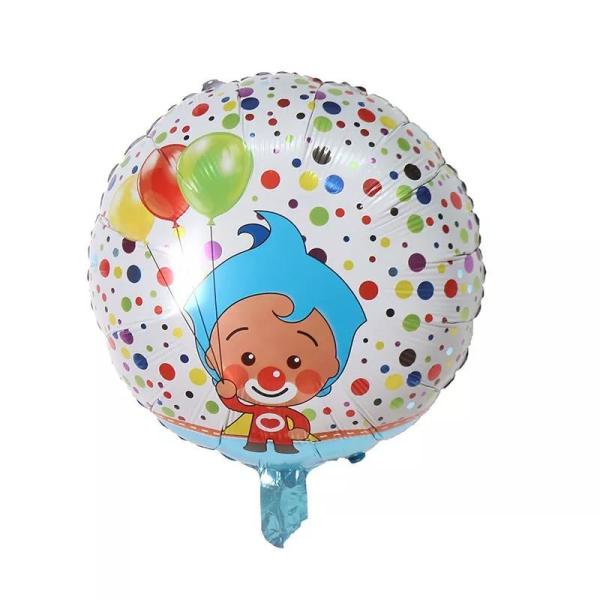 Balão de folha de alumínio com tema de desenho animado para presentes infantis brinquedos infantis balões de palhaço