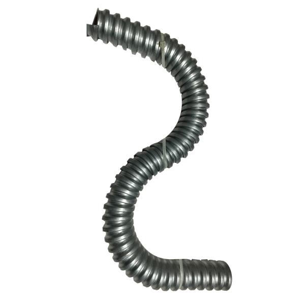 3/4 PVC apertado líquido do cinza da bobina do mergulho quente da canalização do metal flexível revestiram