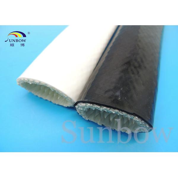 Flame Retardant Fireproof Sleeve Fireproof fiberglass sleeving coated silicone rubber