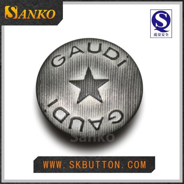 High quality metal jeans buttons