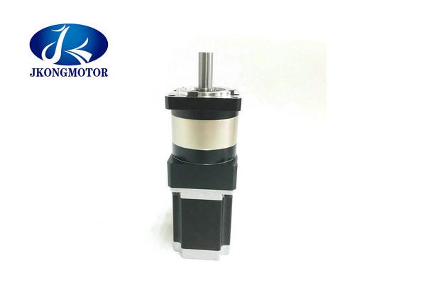 Geared Stepper Motor Single Shaft 264oz  In 1.89N . M  , Nema 23 stepper motor gear reducer