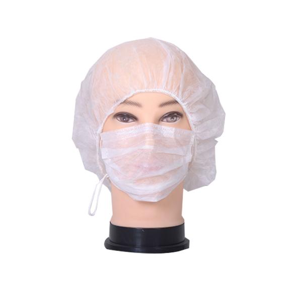 Medical Type Disposable Cap , Nurse Hat Bouffant Surgical Caps Non Irritating