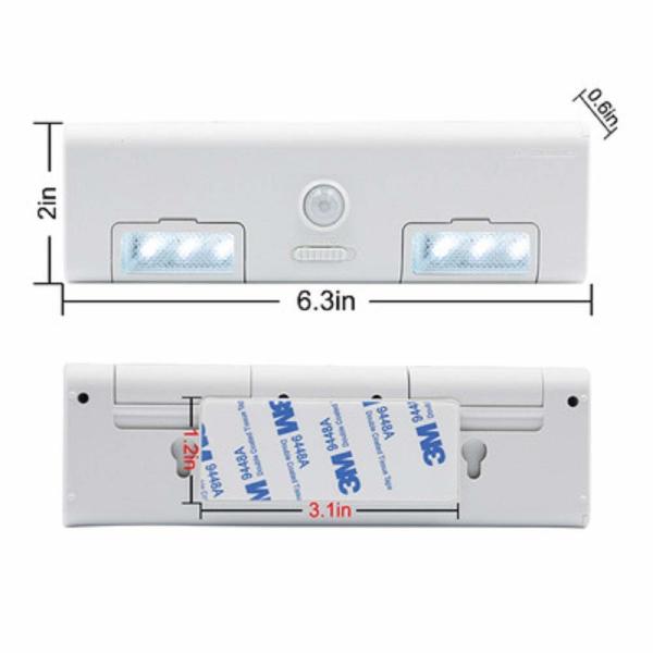 Bar Type 0.8W  450mA Cordless Under Cabinet Light / Battery Operated Sensor Night Light