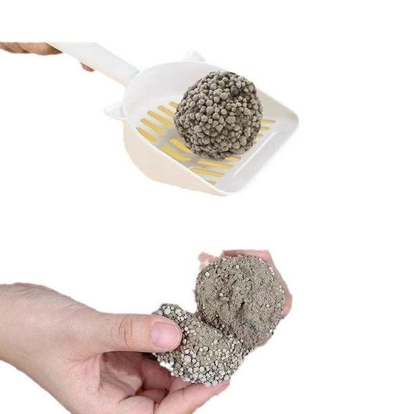 100% de Bentonite Pure Litter de chat sans remplissage Bentonite fortement aggloméré sable de chat