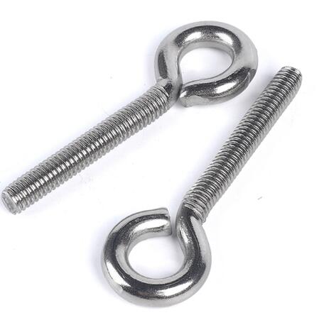 M2.5 M3 M4 Stainless Steel Eye Bolts 6h Tolerance For Building / Industry