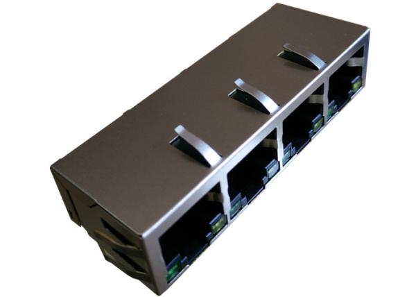 KLA4S109 LF / LA4S109 LF 1000 Base-T RJ45 1x4 Integrated Magnetic Connectors