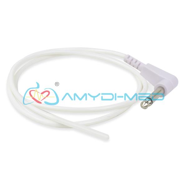 Skin Surface Medical Temperature Probe Dia 6.3 Mono To Dia 1.78 End Plug