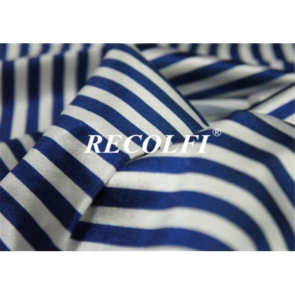 Navy Style Printing Fabric Anti Static Spandex Workout Leggings High Stretch Skinny