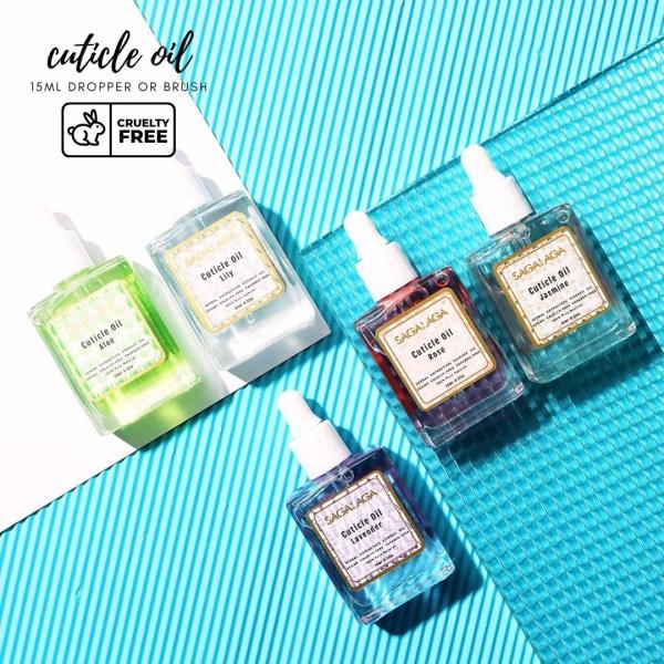Natural Nail Care Cuticle Oil 15ml Bottle with Dropper Contains Vitamin E Floral Pattern Professional Manicure Tools