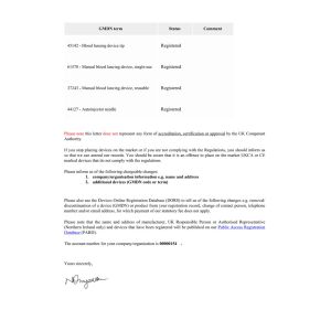 Suzhou Summit Medical Co., Ltd Certifications