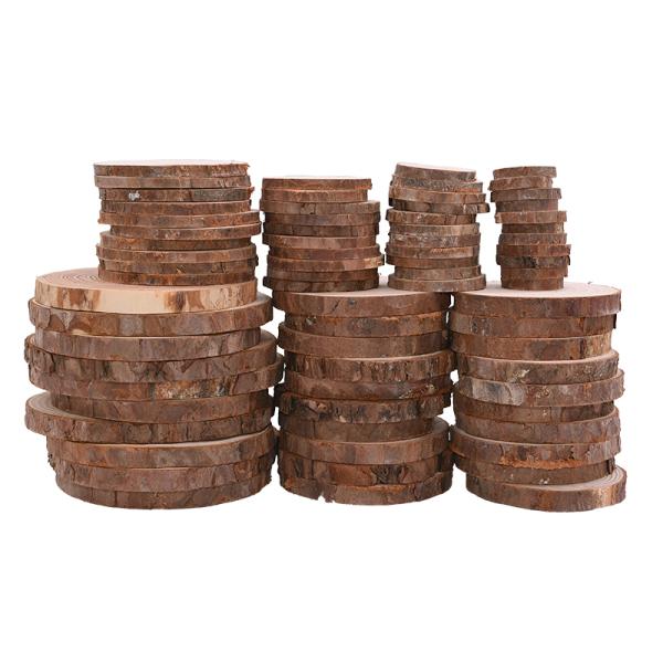 Куски незаконченных деревянных ремесел журнала 12cm коры естественные деревянные