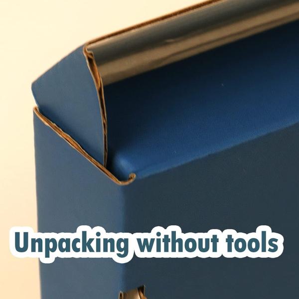 Blue Recyclable Waterproof Cardboard Small Gift Business Packaging Box