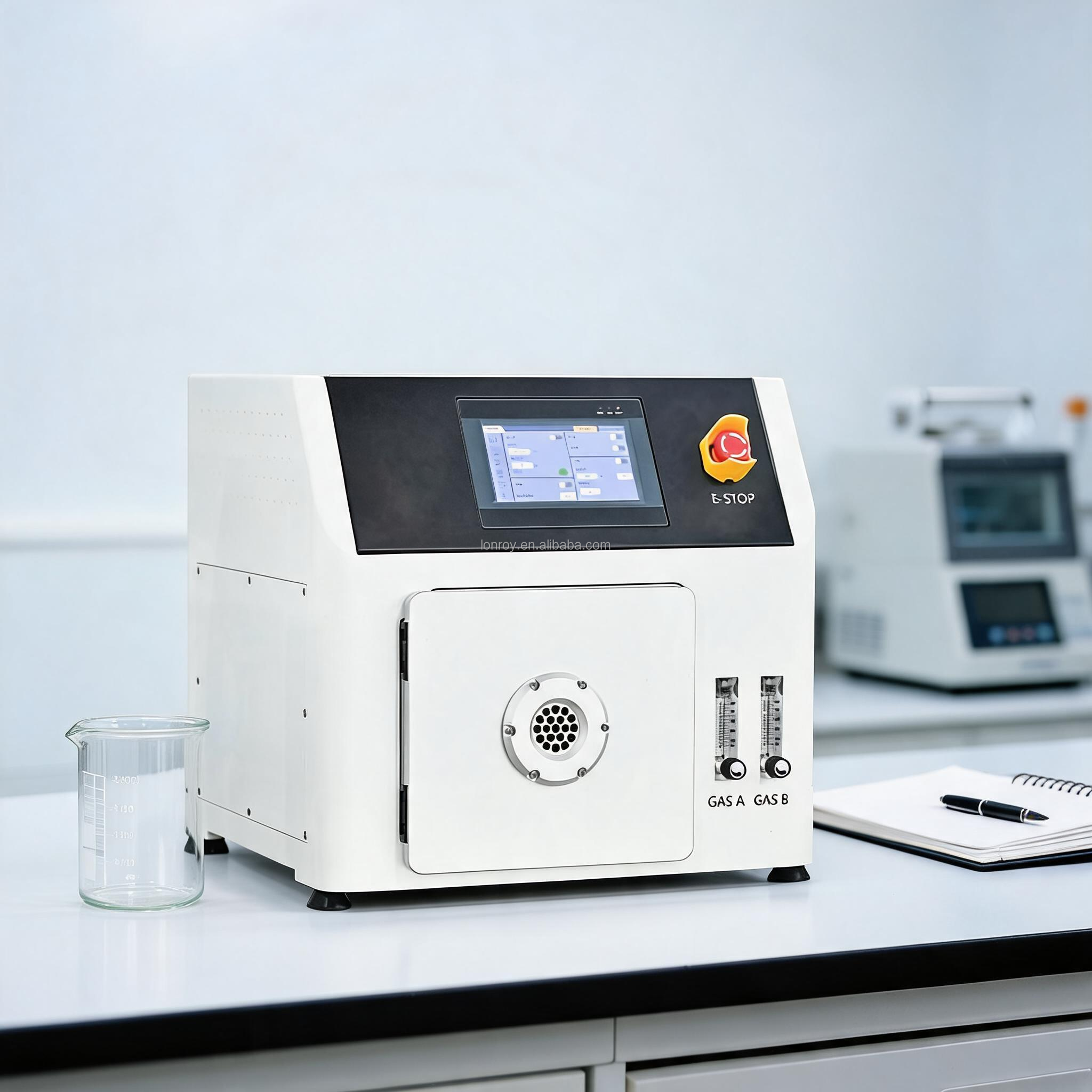Vacuum Compact Plasma Cleaner Surface Activation Cleaning System Plasma Surface Treater CCP Etching Degreasing Treatment Tester