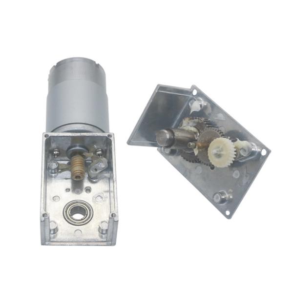 58mm*40mm pmdc DC Worm Gear Motors High Torque 12V 24V 40rpm