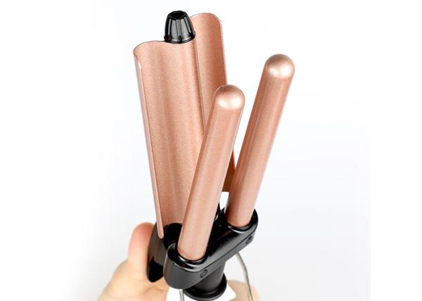Digital Twisted Mini Hair Curler , 2 In 1 Hair Curler Straightener Ceramic Iron