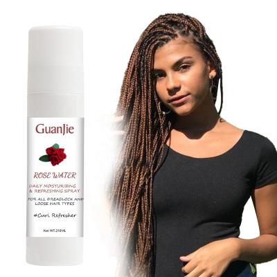 Customize Bottle Rosewater Frizz Spray For Moisturizing And Split Hair Care Treatment
