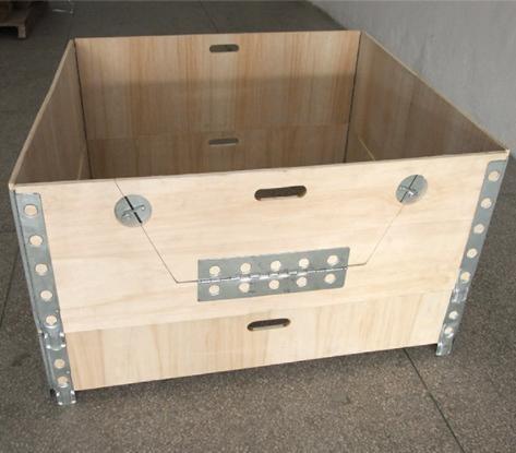 Warehouse Storage Wooden Pallet Crates 4 Way Pallet Board Stackable Crates Wood