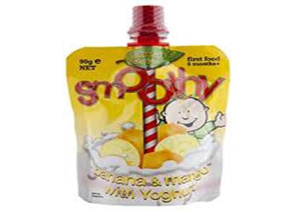 Reusable Clear Food Packaging Pouches With Cap Eco Friendly High Barrier Material