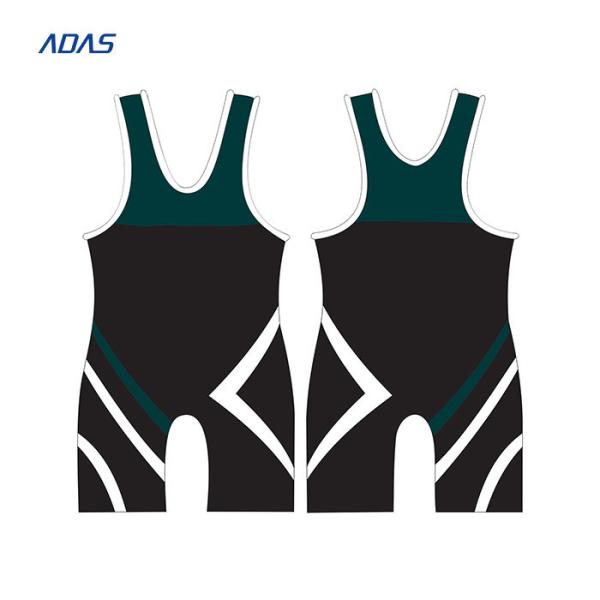 Sand Blast Blank Tight Wrestling Singlet Sublimation Spandex for men