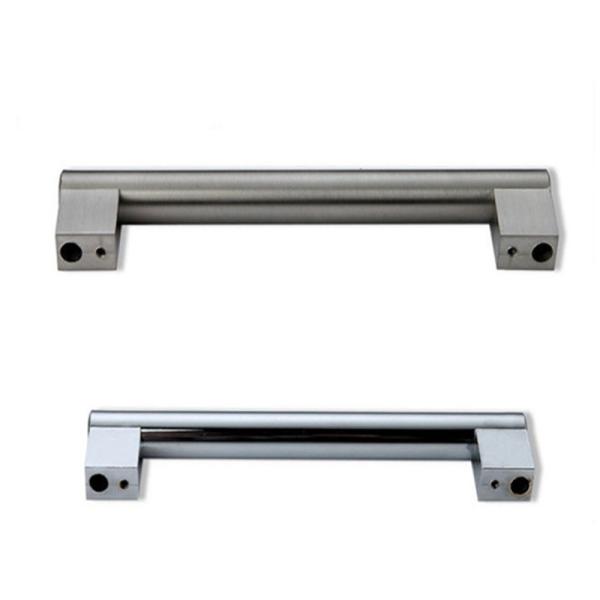 Chrome Zinc Kitchen Cabinet Handles 800mm Aluminum Assembly T Bar Microoven Door Pulls