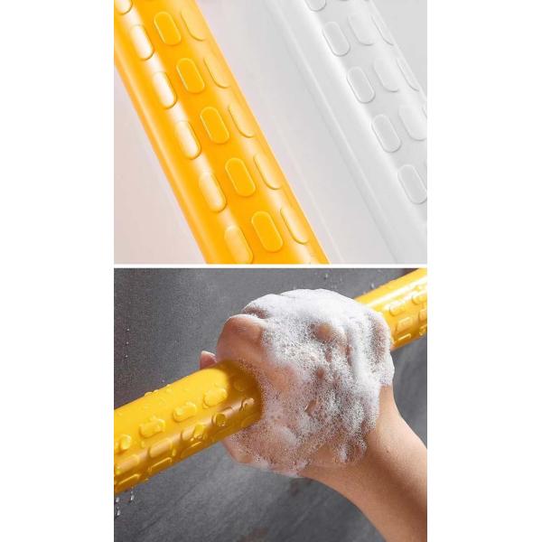 L Shaped Stainless Steel Grab Rails , Wall Mount Handicap Toilet Grab Bars OEM ODM