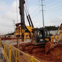 Installation de empilage rotatoire de rendement élevé de KR80A, 2,8 km/h de voyage de vitesse de pile de machines Max. Drilling Depth d'entraînement 28 m,
