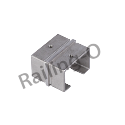 H6mm  Stainless Steel Slot AISI 304 316 Handrail Straight Tube Connector