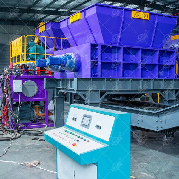 Garbage Scrap Metal Iron Steel Wire Waste Shredder Aluminum Cans Recycling Shredder Aluminum Crusher Metal Recycling Shredder