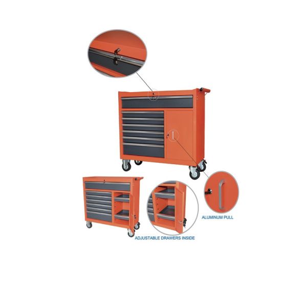 Tool Cabinet: 9-Adjustable Drawers, 280kg Load, 5