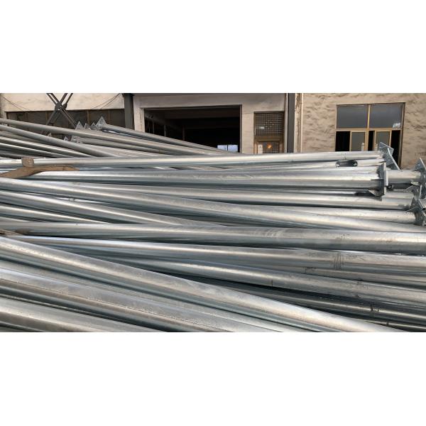 Hot Galvanized Q235 Steel 6m 7m 8m LED Street Light Pole