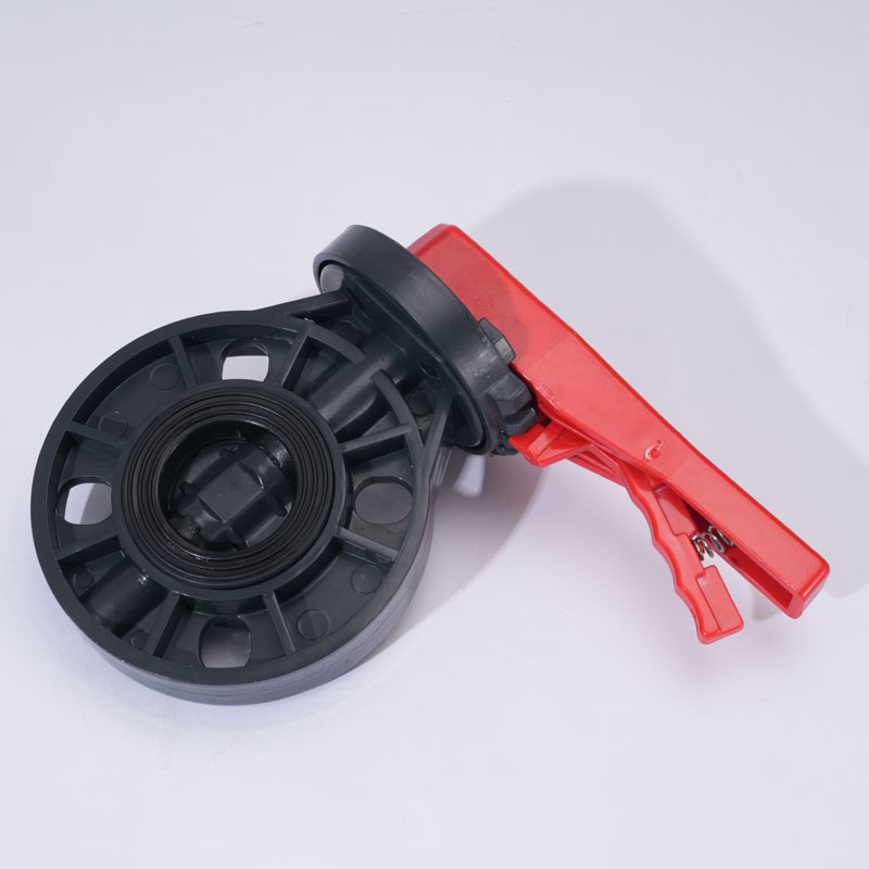 Industrial PVC Butterfly Valve with Corrosion Resistance Low Pressure and Round Structure for Irrigation