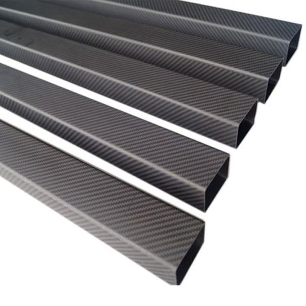 Rigid, Durable & Precision-Made Square Carbon Fiber Tube, Roll Wrapped or Pultruded