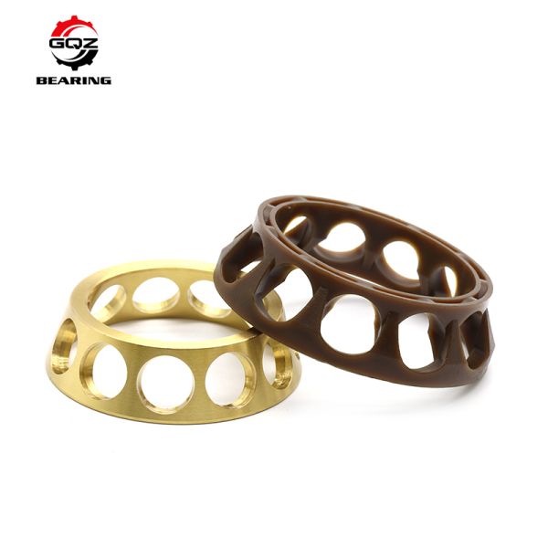 High Precision Brass Cage Copper BM Bearing Cage for Angular Contact Ball Bearings