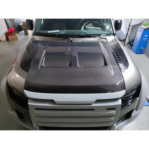 Carbon Fiber Hood for Land Rover Defender Carbon Fiber Material  Defender Upgraded SVR Style Cover