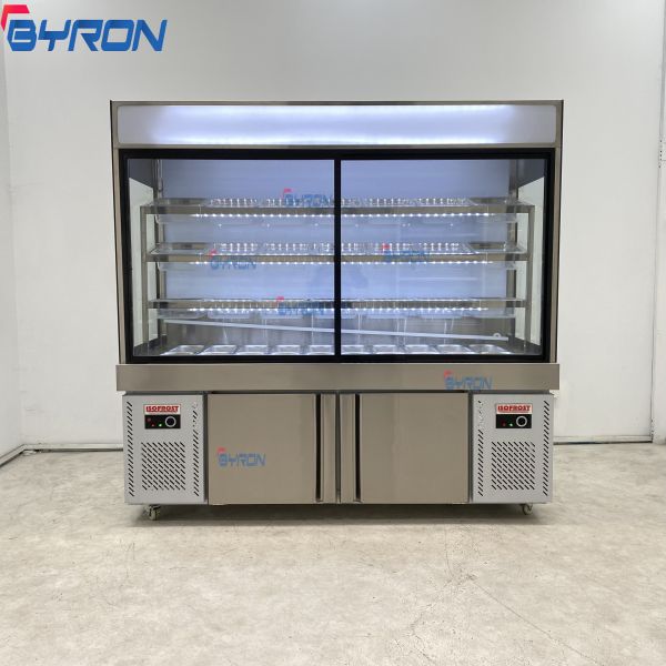 Hotpot Commercial Showcase Refrigerator Multi Deck Display Chiller