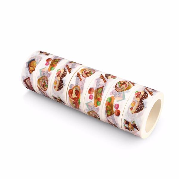 High quality custom printed washi paper tape with plastic core