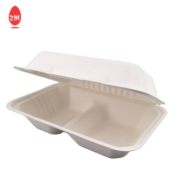 OEM Disposable Food Packaging Containers FSC Sugarcane Disposable Bowl Plates
